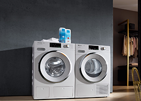Специальное предложение на комплект из стиральной и сушильной машин Miele. Специальное предложение на комплект из стиральной и сушильной машин Miele.